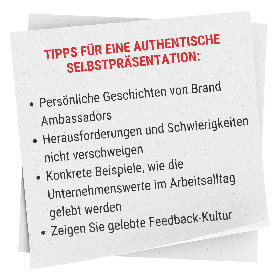 Tipps für eine authentische Selbstpräsentation